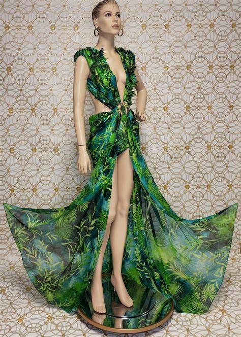 jungle dress versace prima e dopo|versace jungle dresses.